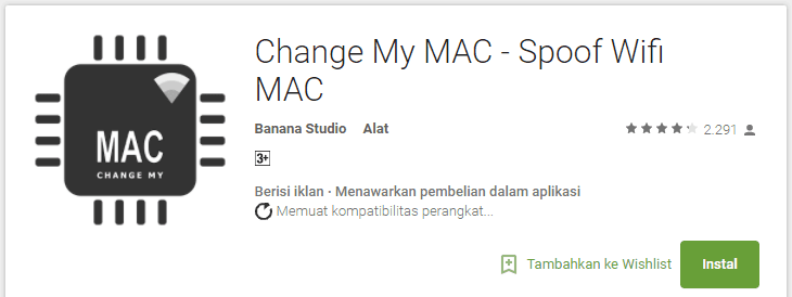 Change My Mac - Spoff Wifi Mac