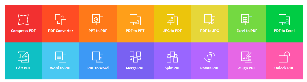 Pilih PDF to Word, PDF to Excel atau PDF to PPT