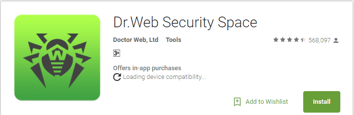 Anti Virus Malware Terbaik Dr.Web Security Space