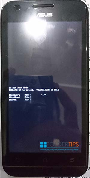 Cara Hard Reset / Masuk Recovery Asus Zenfone Go Mini Z00SD
