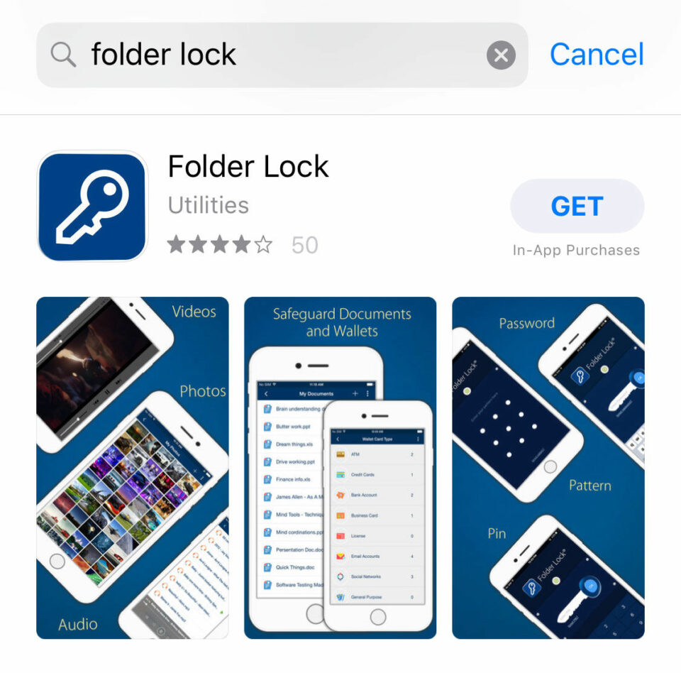Buka-App-Store-dan-unduh-aplikasi-Folder-Lock