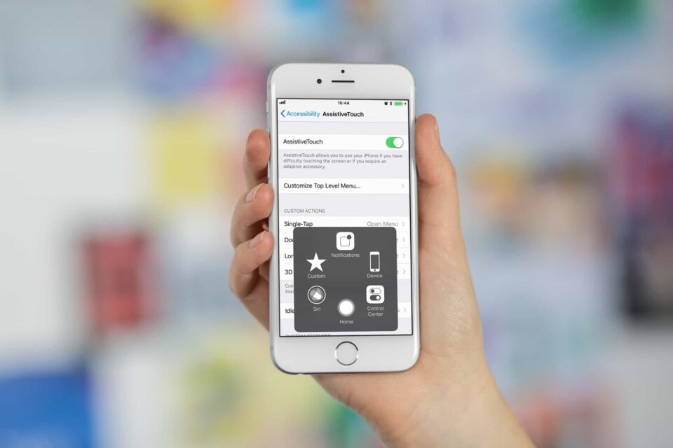 Membersihkan-Tombol cara menampilkan tombol home di iphone