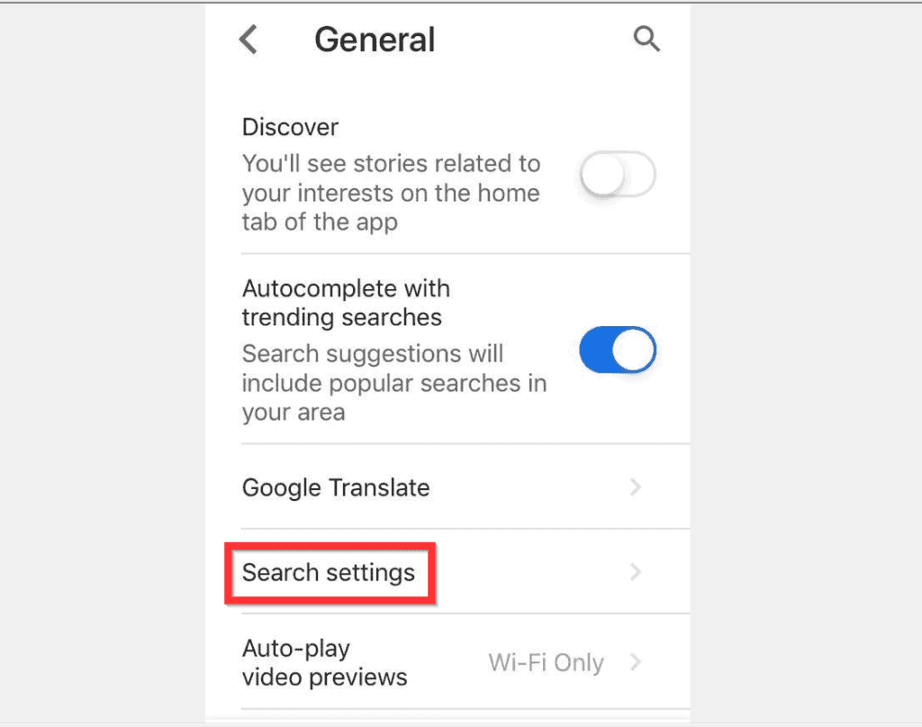 Pilih-tulisan-‘Search-Settings-lalu-pilih-‘Privacy22  cara menonaktifkan Safe Search di iPhone